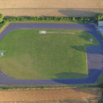 Aerial shot of St.Andrews running track